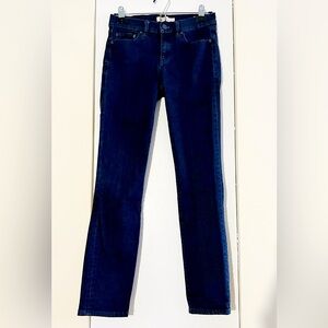 Tory Burch Cropped Skinny Jeans Indigo Blue Size 26